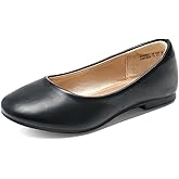 DREAM PAIRS Girls Dress Shoes Slip on Ballerina Flats for Wedding/Party