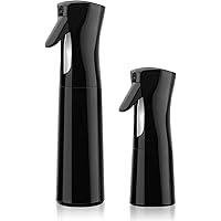 Dlala Fine Mist Spray Bottles for Hair Empty Plastic Trigger Spray Bottle Refillable Hair Sprayer Bottle 2 Pack 5.4oz…