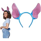 HeartYue Blue Ears Headband for Women Bendable Ears Costume Headwear Party Cosplay Dress Up Hair Accessories