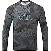 Gill Mens XPEL Long Sleeve Fishing Shirt Tee Top UV 50+ Sun Protection Water & Stain Repellent - Shadow Camo