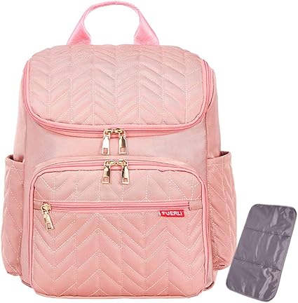 Amazon Co Jp Baby Pop マザーズ バッグ リュック ママ 便利 大容量 軽量 多機能 保温 ベビー用品 旅行 オムツ替えシート 防水 パパ 軽い ピンク ベビー マタニティ