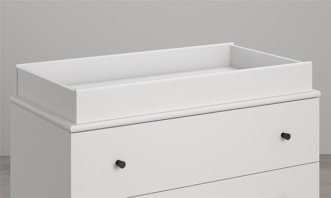 black changing table topper