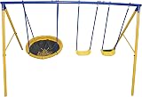 Zero Gravity Kids Swing Set with Metal Frame - Space Shuttle Up to 4 Children view 3