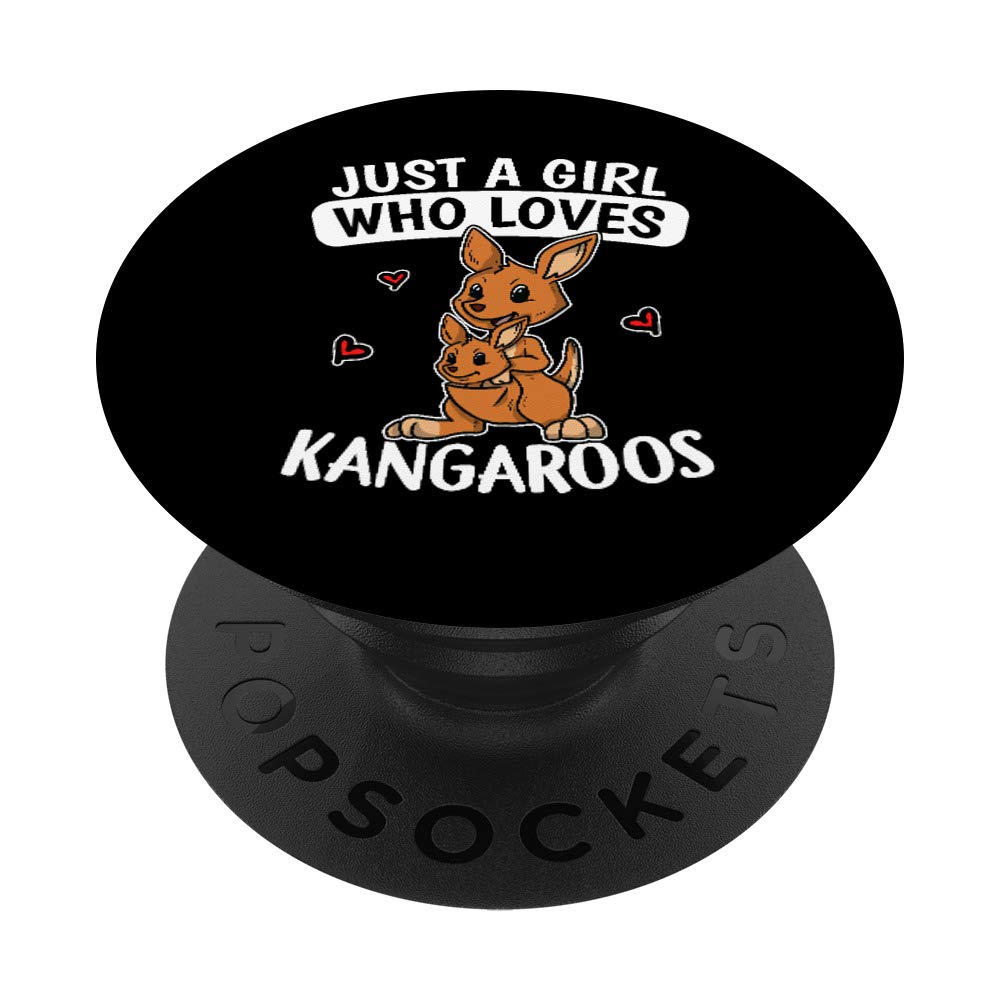 Just A Girl Who Loves Kangaroos Cute Joey Kangaroo Costume PopSockets PopGrip: Swappable Grip for Phones & Tablets