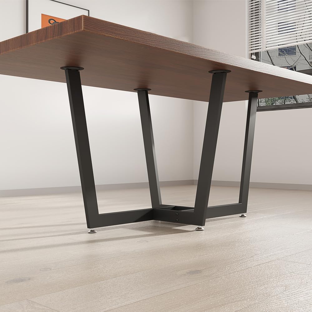 Photo 1 of KaKaBB Metal Table Legs 28 Inch, Dining Table Base for Glass,Marble,Wood Tabletop, Furniture Legs for DIY Projects, Heavy Duty Modern Desk Legs (28 Inch)