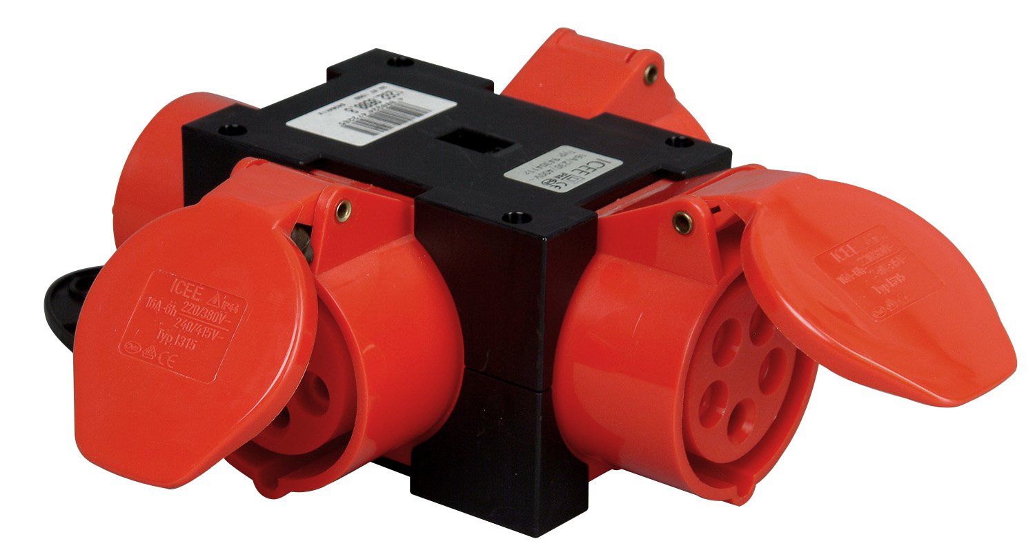 Kopp 129206008 Kompakt-Verteiler CEE compact distributor