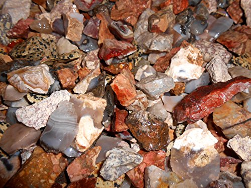 Rock Tumbler Gem Refill Kit "Mexican Desert Arroyo Mix" Rough 8oz.