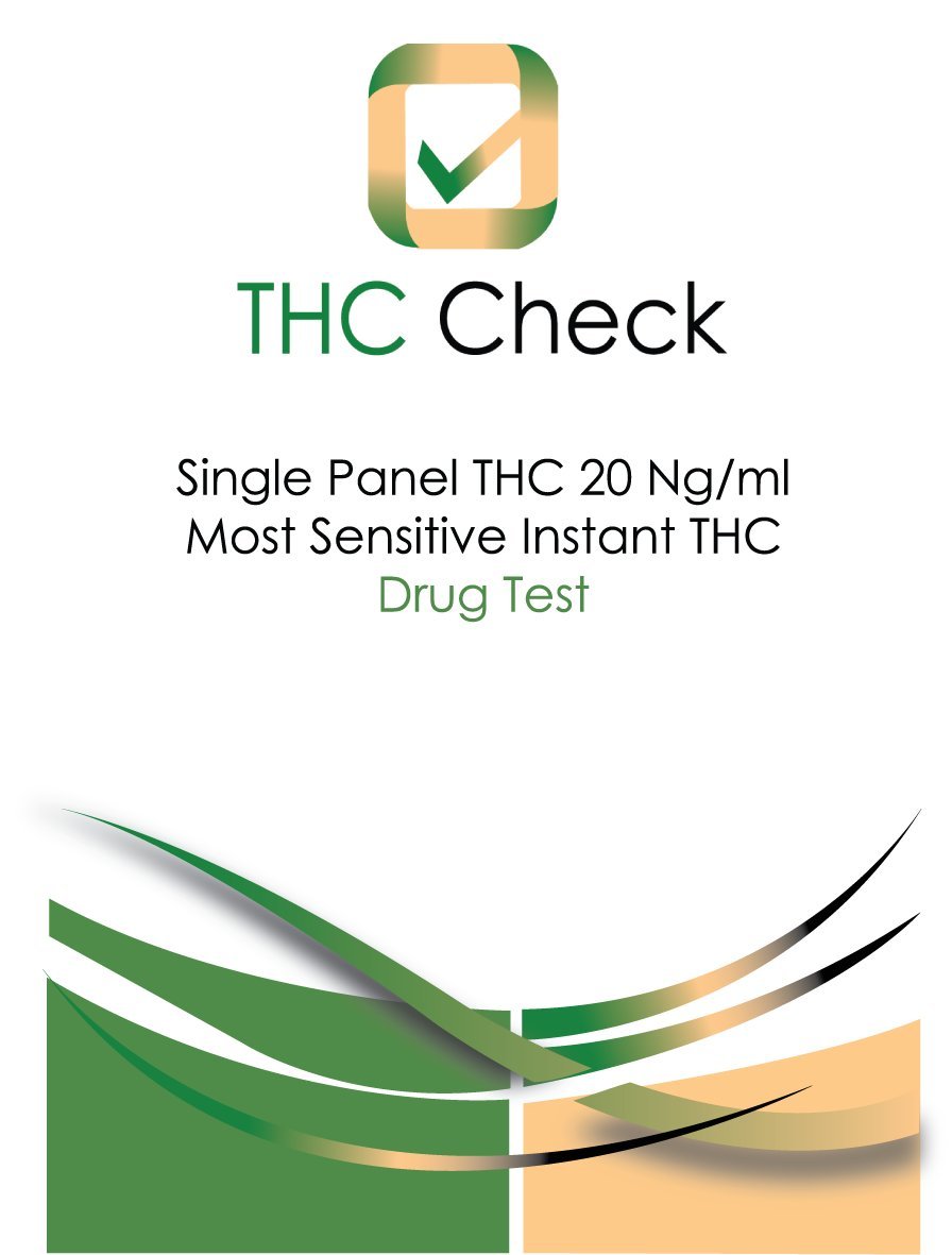 Thccheck(Tm): Instant 20 Ng/Ml Ultra-Sensitive Marijuana Test: Two Individual.. 13 61lat4F1ESL