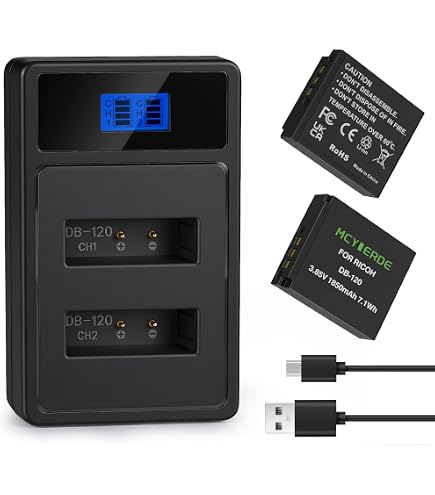Amazon.com : Ricoh Rechargeable Battery DB-120 : Electronics