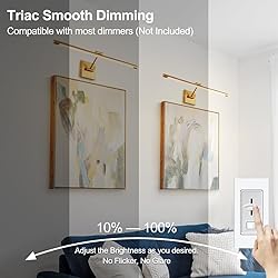 Xbuyee LED Picture Lights for Paintings, 24.4inch