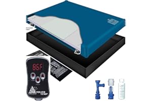 INNOMAX 70% WAVELESS WATERBED Mattress/Liner/Digital Heater/Fill Drain/Conditioner KIT (Super Single 48x84 1SF-2GT4)
