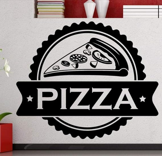 Pegatinas De Pared Calcomanías Papel Tapiz Kitchern Blackground Pizza