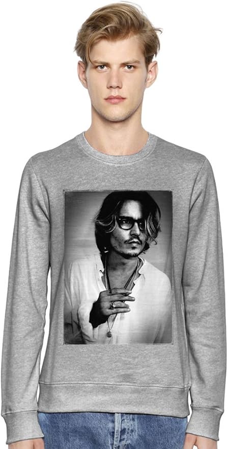 Johnny Depp Vintage Photo Unisex Sweatshirt XX-Large: Amazon.ca: Clothing & Accessories
