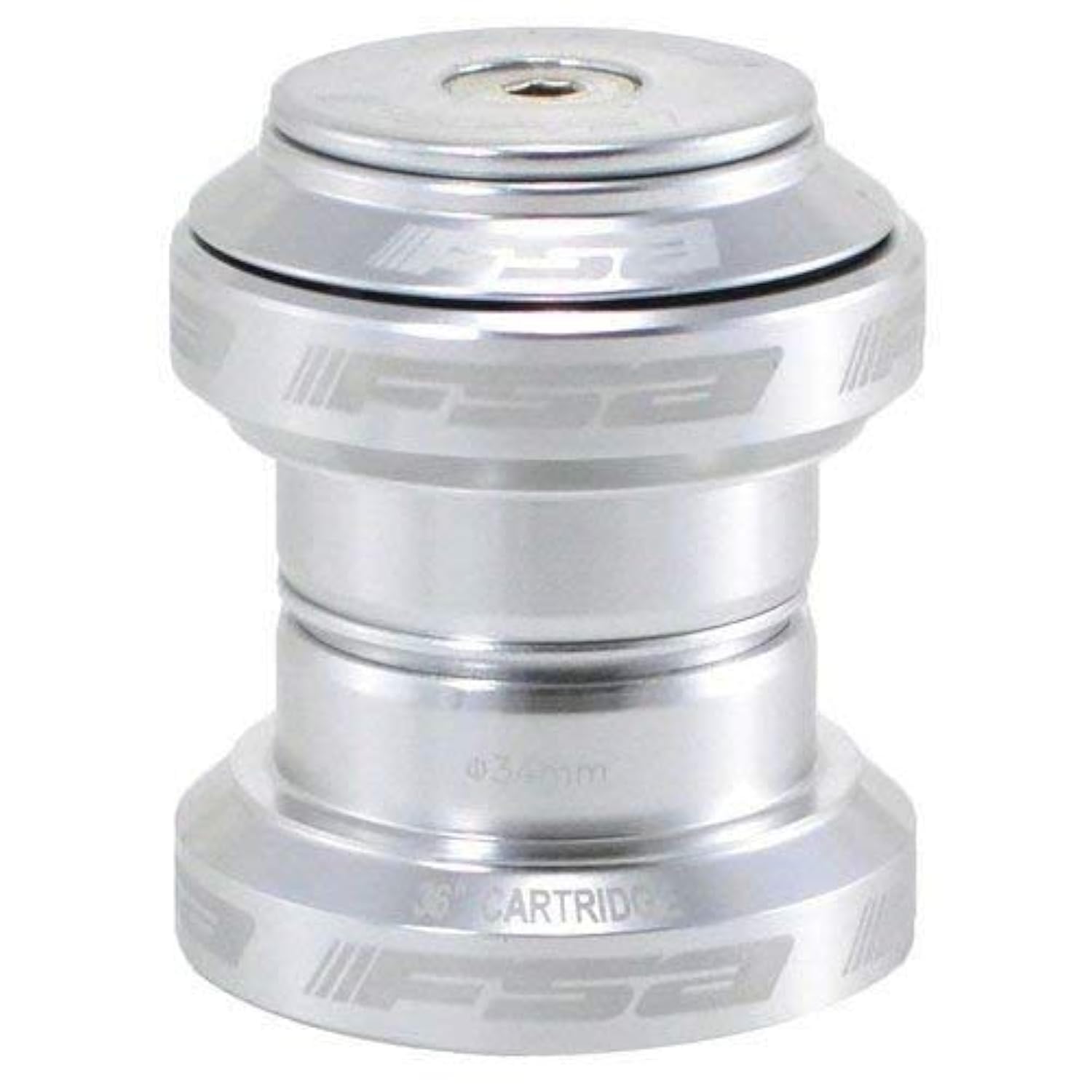 FSA Orbit MX 1-1/8Inches Threadless MTB Road Headset with Top Cap, Silver , XTE1508