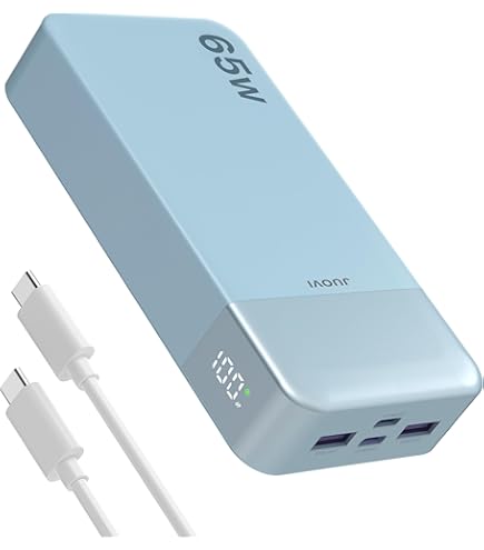 Amazon.com: JUOVI Portable Charger 65W Power Bank 20000mAh Compact