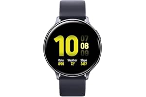 (Renewed) Samsung Galaxy Active 2 Smartwatch 44mm with Extra Charging Cable, Black - SM-R820NZKCXAR