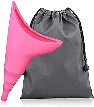 DDSHUN Female Urination Device Urinal Funnel Silicone Reusable Portable