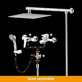 GRIFEMA G7007 10 Inch Rainfall Shower Head Set Chrome Stainless Steel view 4