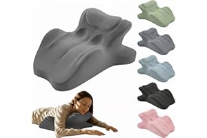 Memory Foam Wedge Pillow for Couples, Prone Pillow for Stomach Sleepers, 27° Ergonomic Triangle Cushion for Back Pain, Readin