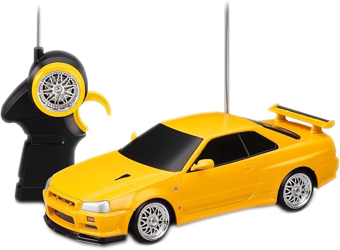 Amazon Aero R C ドリフトパッケージライト 4 ニッサン スカイラインgt R R34 ミニカー モデルカー おもちゃ