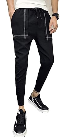 Amazon ニカ メンズ ロングパンツ カジュアル パンツ お洒落