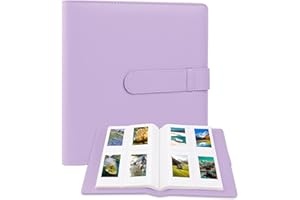 REKEEN 256 Photos Album for Fujifilm Instax Mini Camera/Polaroid 2”x3” Pictures, 2x3 Photo Album Book for Fujifilm Instax Mini 1112 evo 9 90 70 40 8 Instant Camera & Fujifilm Instax Mini Films