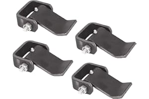 HLMOptimo Weld on Trailer Hinges Heavy Duty Greaseable Dump Trailer Trucks Gate Door Hinge, Strap Style Short Leaf 4 pcs