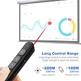Norwii N29 Presentation Pointer 100M 2.4GHz Laser Presenter Remote view 2