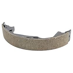 TRQ Rear Parking Brake Shoe Set Compatible with