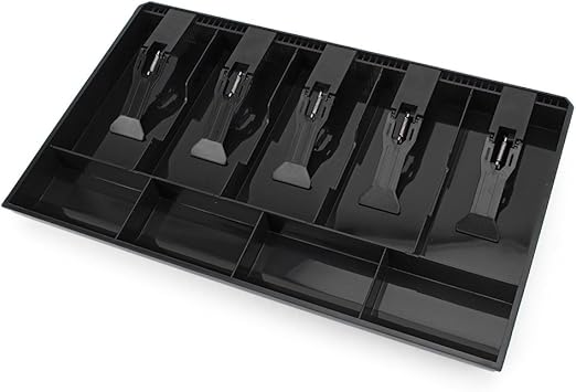 Beautylady Cash Drawer Tray 5 Bill 4 Coin Plastic Money Box