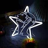 MOERBENCHI Sisters Neon of mercy Sign Rock Music Neon Sign for Wall Decor, Dimmable LED Light for Bedroom Bar Music Studio Party Club Rock Bands Decoration Fans Gifts,USB Power