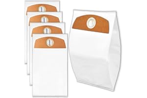 WANGENBRO 380954 HEPA Fleece Dust Bags for Metabo HPT 18V 1.6 Gallon Wet Dry Vacuum Cleaner - FT522 Replacement Wet/Dry Vacuum Cleaner Bags Compatible with FLEX 24V Brushless Vacuum (5 Pack)