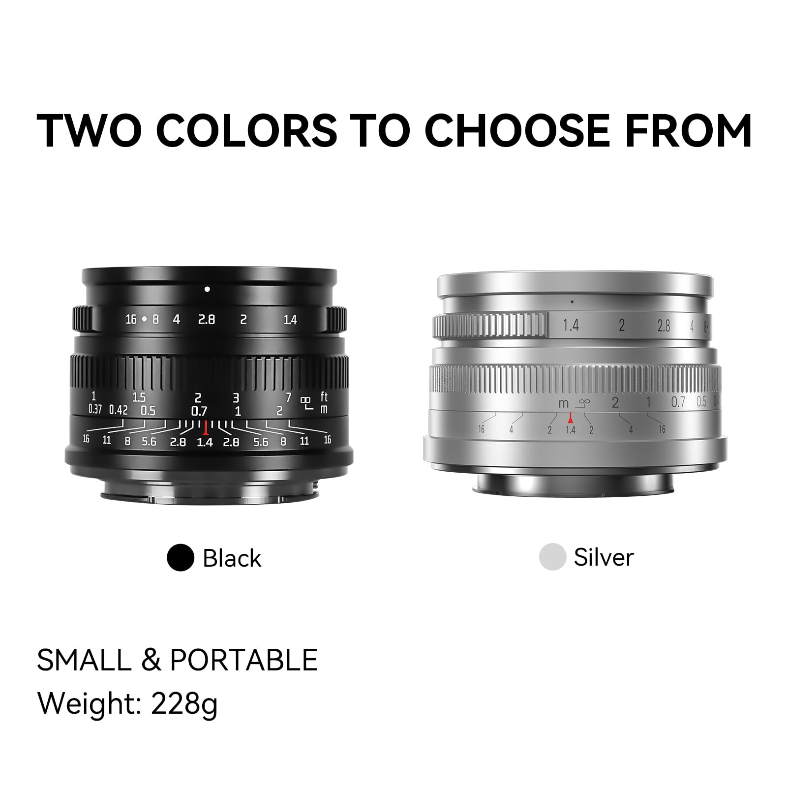 7artisans 35mm F1.4 Mark II APS-C Manual Focus Fixed Lens Large Aperture Compatible with Nikon Z-Mount Camera Z50 Z6 Z7 Z6 II