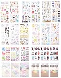 Polaroid Colorful & Decorative Sticker Sets for Instant Photo Paper Projects (Mint, Snap, Zip, Pop, Z2300) - 9 Unique Sets (Wedding, Travel, Party, ABCW, ABC, Love, Graduation, Baby, Camera, Logo)
