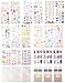 Polaroid Colorful & Decorative Sticker Sets for Instant Photo Paper Projects (Mint, Snap, Zip, Pop, Z2300) - 9 Unique Sets (Wedding, Travel, Party, ABCW, ABC, Love, Graduation, Baby, Camera, Logo)