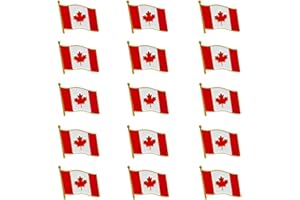 Canada Canadian Flag Pins for Travel - Canada Maple Leaves Lapel Pins for Women Man Backpack Hats Maple Leafs Pins Brooches B