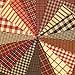 40 Farmhouse Red Charm Pack, 5 inch Precut Cotton Homespun Fabric Squares by JCS