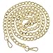 Symuitrc 12MM Width Purse Chain Strap Replacement Length 39