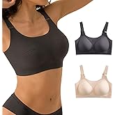 Cuteio Bras for Women No Underwire, Full Coverage Seamless Comfortable Bralette with Support and Lift, Wireless Padded Bra