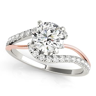 two tone engagement rings two tone engagement rings