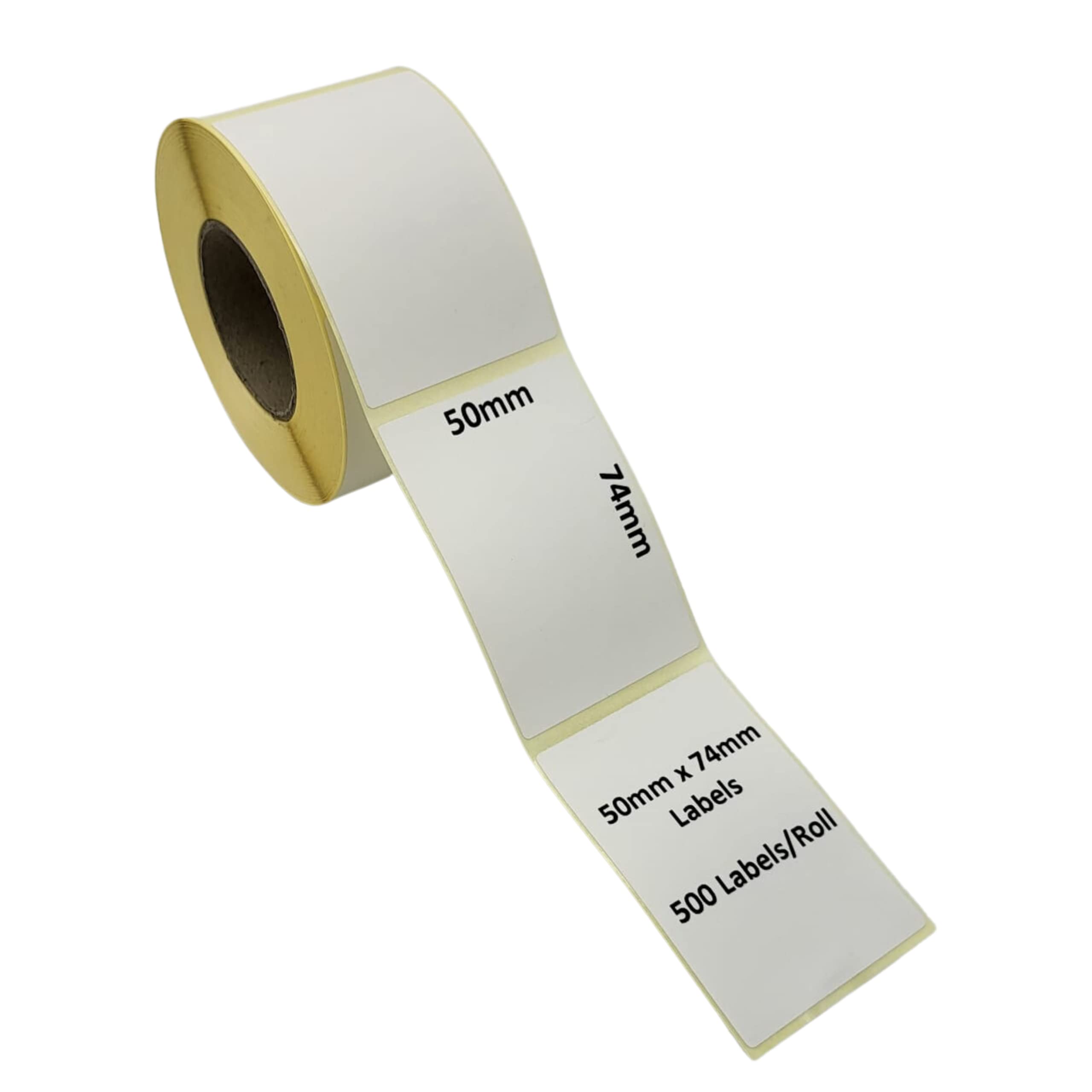 50mm x 74mm Direct Thermal Label for Scales, Zebra, Toshiba, Cas, Dibal, Avery Berkel, 38mm core Shop Butcher Bakery | 480 Labels per roll - Make me a label (16 Rolls - 7,680 Labels)