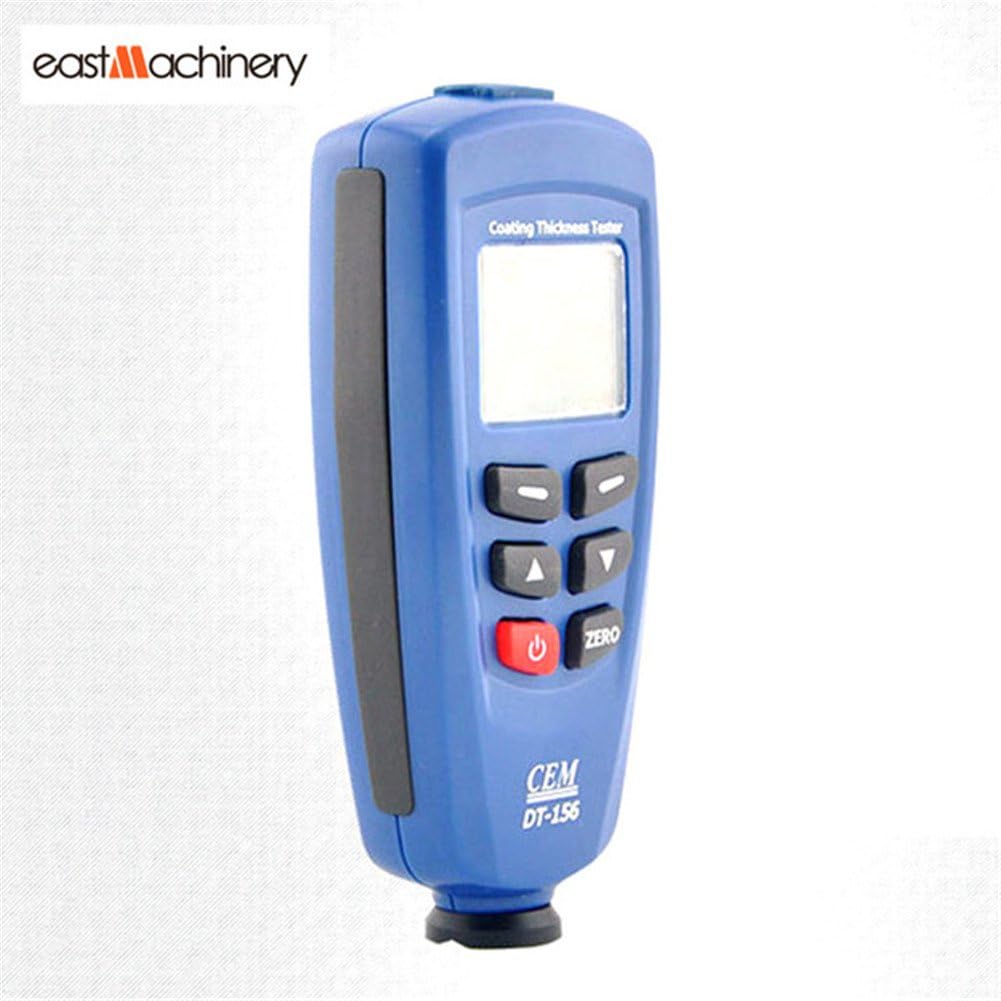 CEM DT-156 Paint Gauge Auto F/NF Probe 1250 Micrometer V-groove Coating Thickness Meter