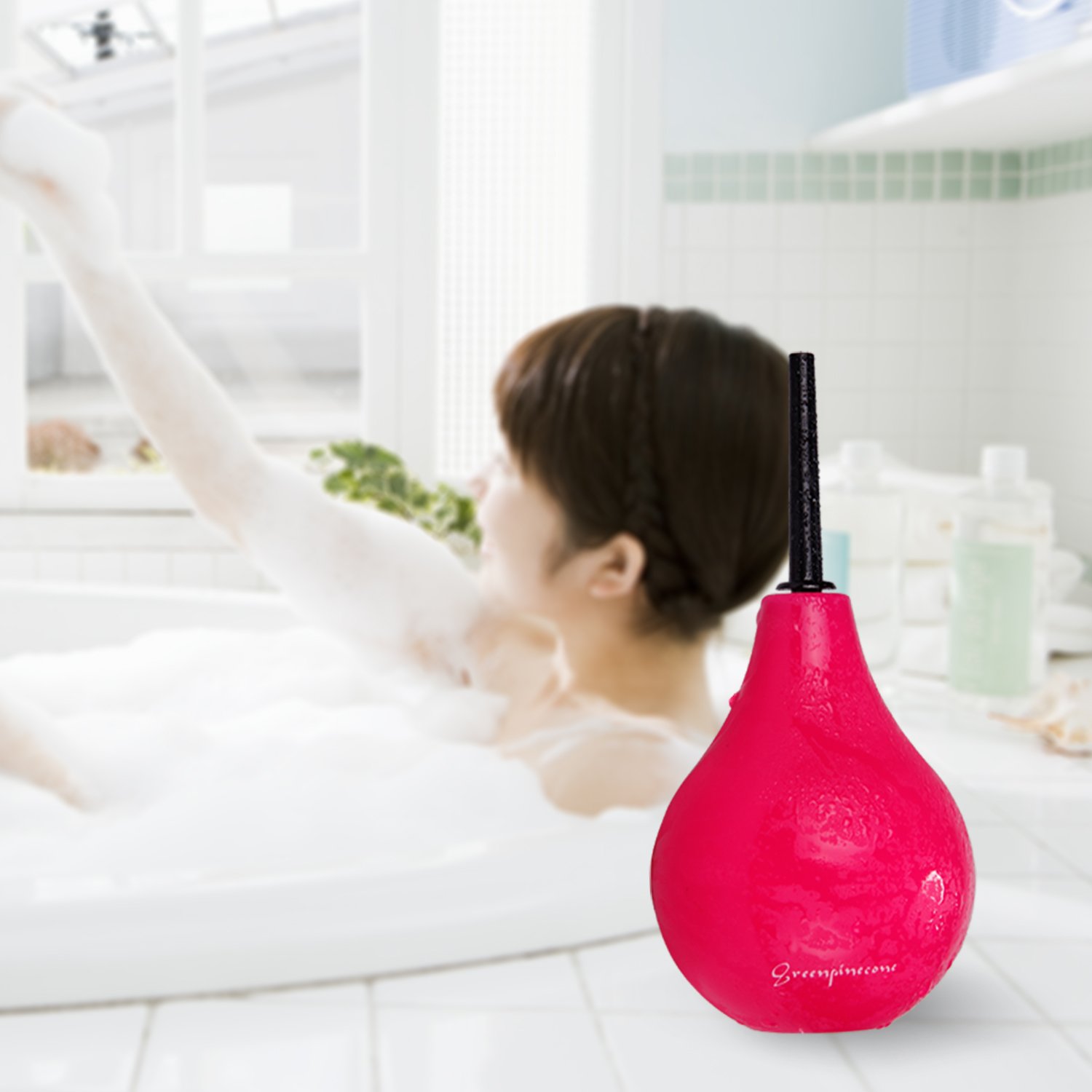 Greenpinecone 225ML Silikon Anal-Spülung,Analdusche und Vaginaldusche