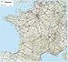 70035 FRANCE ROUTIERE 901 PLASTIFIEE 1/1M  100X110cm