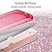 Galaxy S8 Case, Poristal Luxury Bling Glitter Back Cover Protective Bumper [Slim Fit,Anti-scratch] Case for Samsung Galaxy S8 (Gradient-pink)