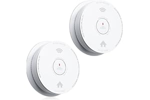 SITERWELL Smoke Detector Carbon Monoxide Detector Combo 10 Year Battery, Meets UL217-9th Standards, Reduced Nuisance Alarms, Smoke and Carbon Monoxide Detector with Bilingual Voice Alerts, 2 Pack