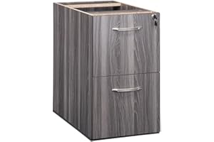 Safco Mayline AFF20LGS Aberdeen 20"D Pedestal FF, for use with Credenza, Return, and Extended Corner, sold separately, Gray Steel Tf