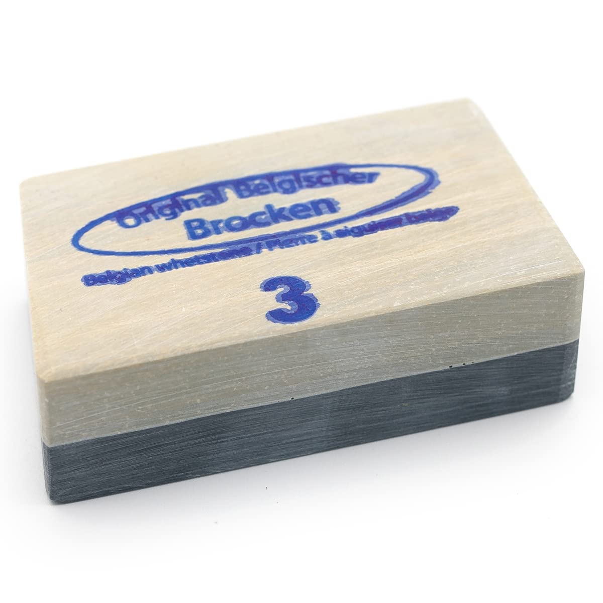 REMOS Professional Body Care Knife Sharpener, Natural Belgian Chunk - No. 3 Standard, Extra Fine, 6 x 4 x 3 cm, 120 g