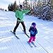 Slope Ropes - Kids Ski Trainer | The Easiest Way Kids Learn to ski. (Purple/Pink)