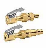 GODESON Air Chuck,Closed Flow Brass Air Chucks for